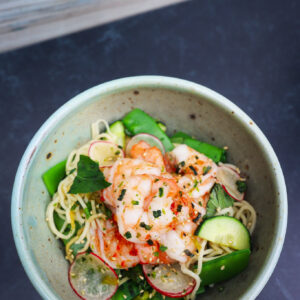 Sweet Chili Scallop Noodle Bowl