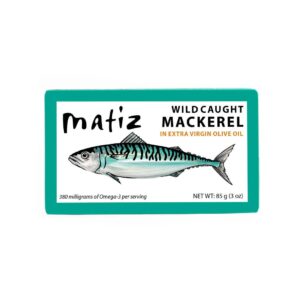 Matiz Mackerel in Extra Virgin Olive oil - 3 oz tin