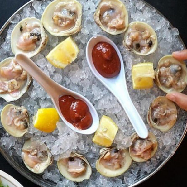 Clam Shell Menu Half Shell Clams – Bluefin